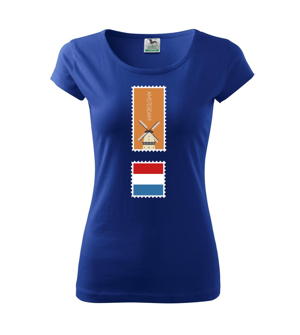 Amsterdam známka farebná