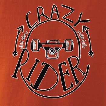 Crazy skateboard rider