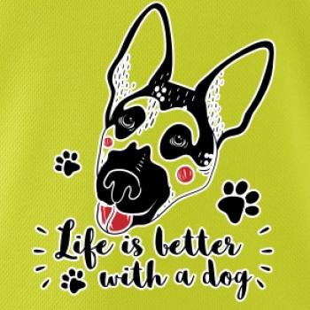 German shepherd - life is a better with dog