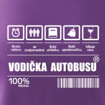 Čiarový kód - Vodič autobusu / Vodička autobusu