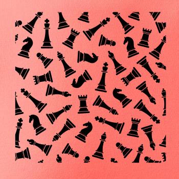 Šachové figúrky vo štvorci