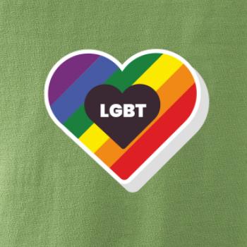 LGBT srdce dúhové