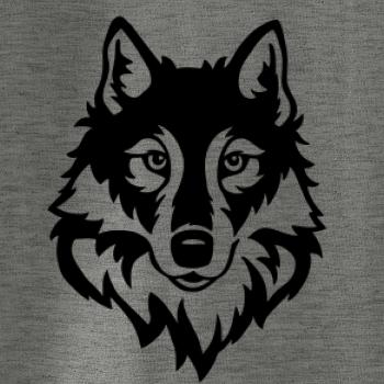 Hlava vlka čiernobiela (Hana-creative)