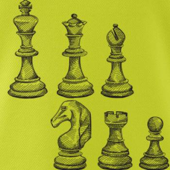 Šachové figúrky kreslené Šachové figúrky kreslené