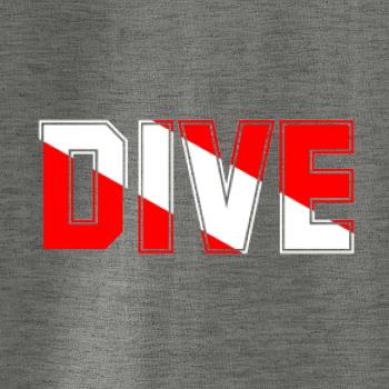 Dive nápis vlajka Dive nápis vlajka