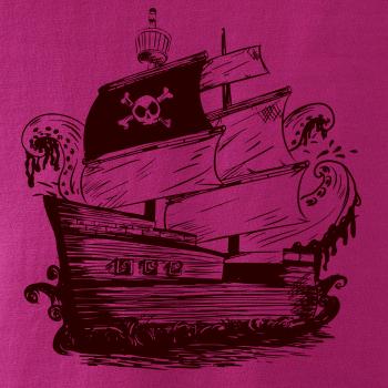 Pirátská loď maľovaná