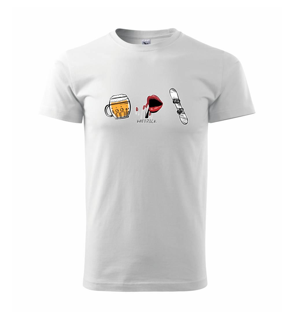 Lyže a Snowboard - Hattrick snowboard - Tričko extra veľké  (5-8XL)