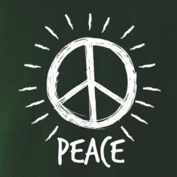 Peace symbol čiernobiely