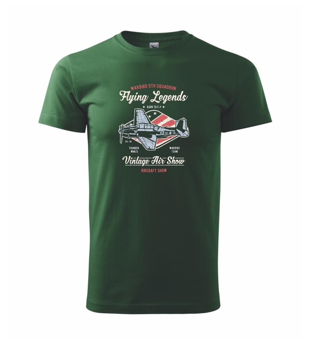 Vojenská tričká s potlačou - Flying Legends - Klasické pánske tričko vyššej gramáže