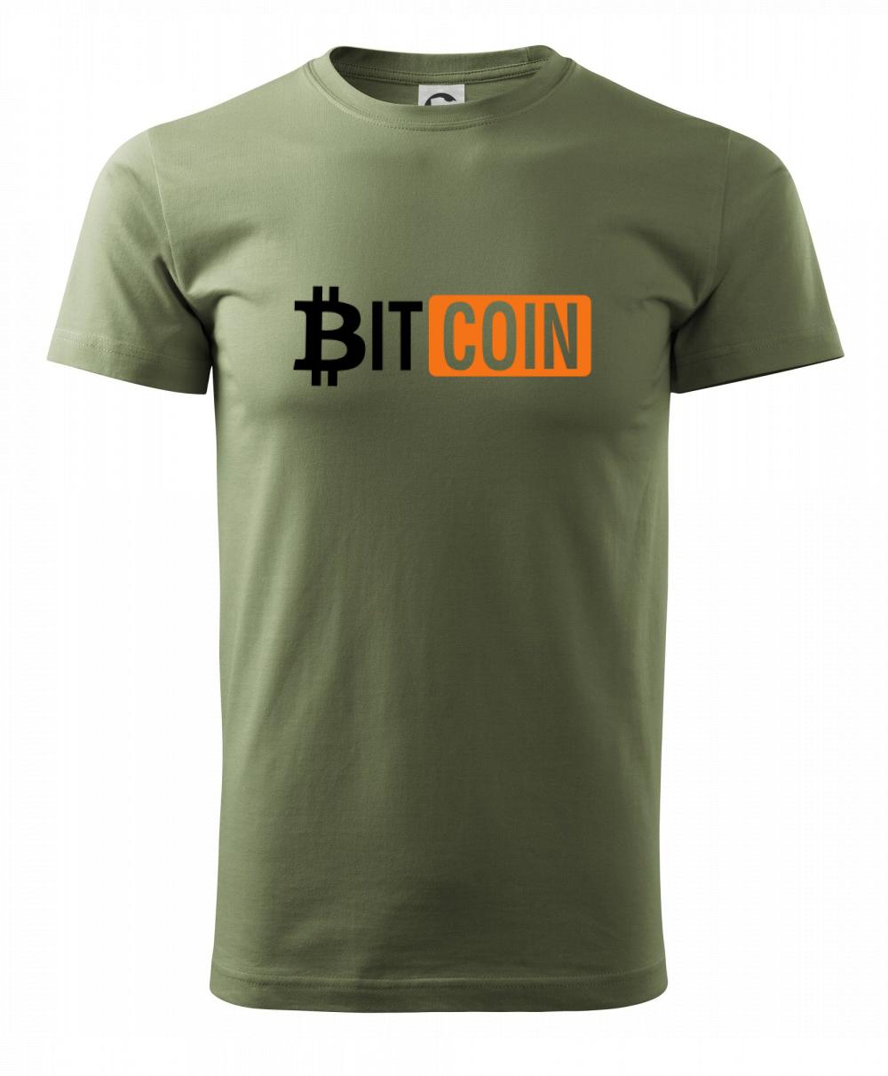 Bitcoin nápis Bitcoin nápis