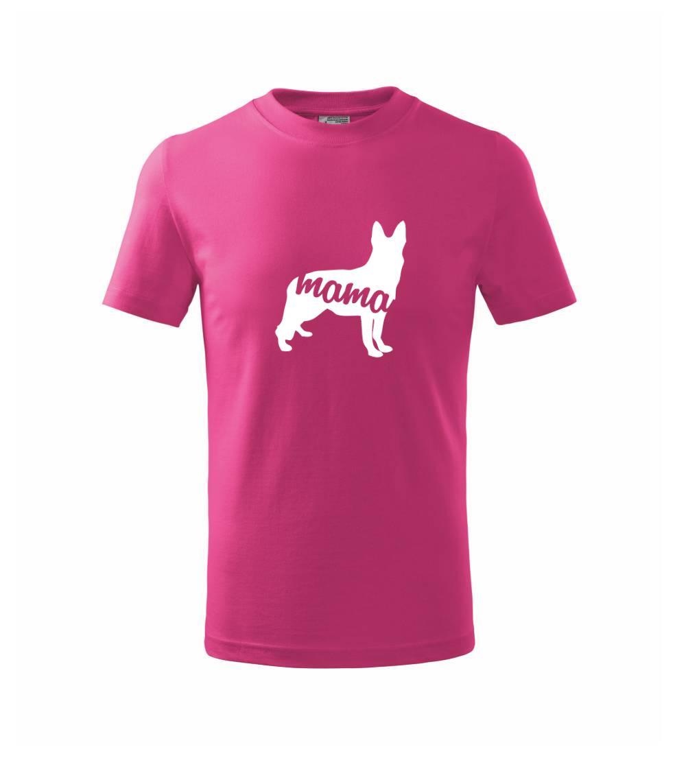 Nemecký ovčiak mama obrys