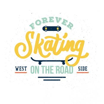 Forever skateing on the road