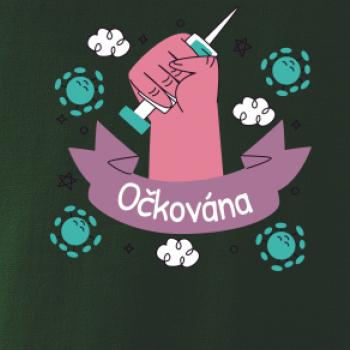Očkovaná- ruka a striekačka