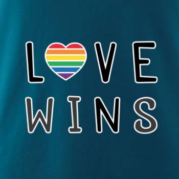Love wins nápis