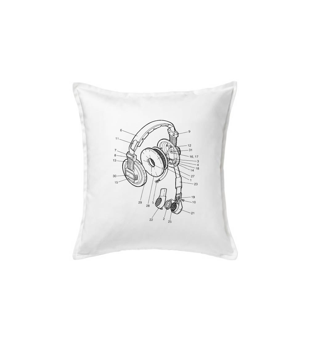 Nákres slúchadlo pre pilota