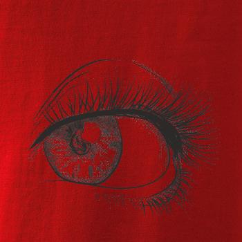 Obrie oko čiernobiele