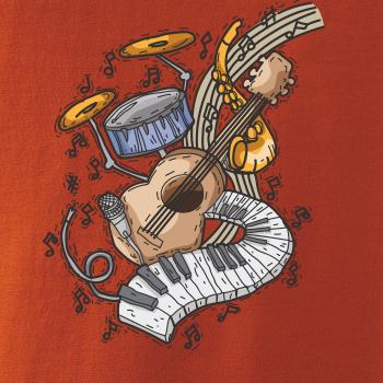 Hudobné nástroje v notách