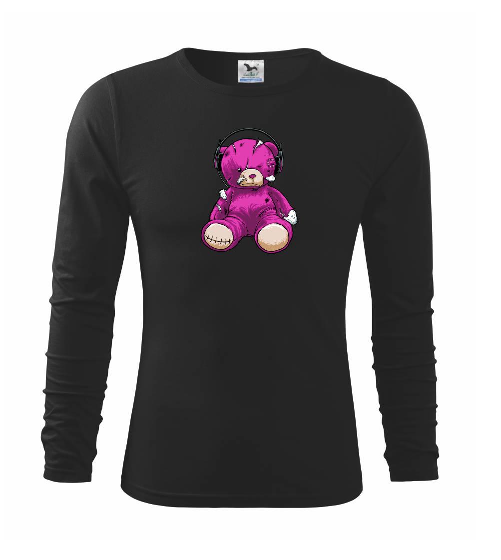 Grafické tričká - Potrhaný medvedík - Tričko detské Long Sleeve