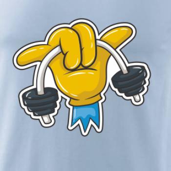 Comics ruka a činka