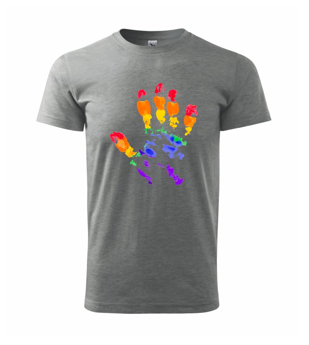 LGBT hand print LGBT hand print