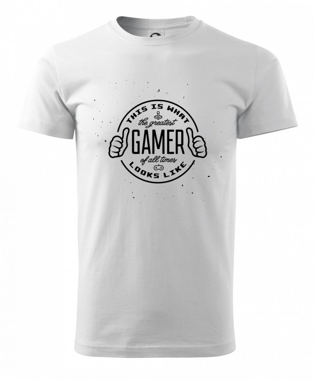 Tričká pre ajťákov - Look like Greatest gamer - Klasické pánske tričko vyššej gramáže