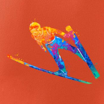 Skokan na lyžích splash