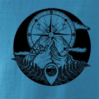 Cestování - hory kompas