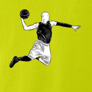 Basketbalista vo výskoku