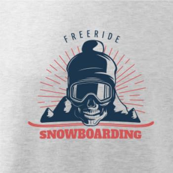 Freeride snowboarding lebka