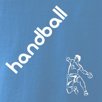 Handball nápis šikmo
