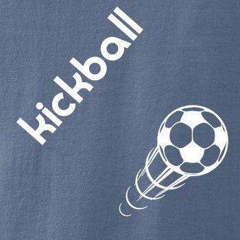 Kickball nápis šikmo Kickball nápis šikmo