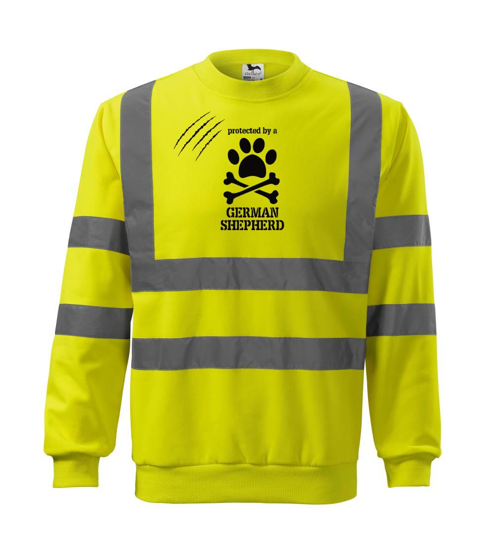 Nemecký ovčiak - Nemecký ovčiak - protected - Reflexná mikina