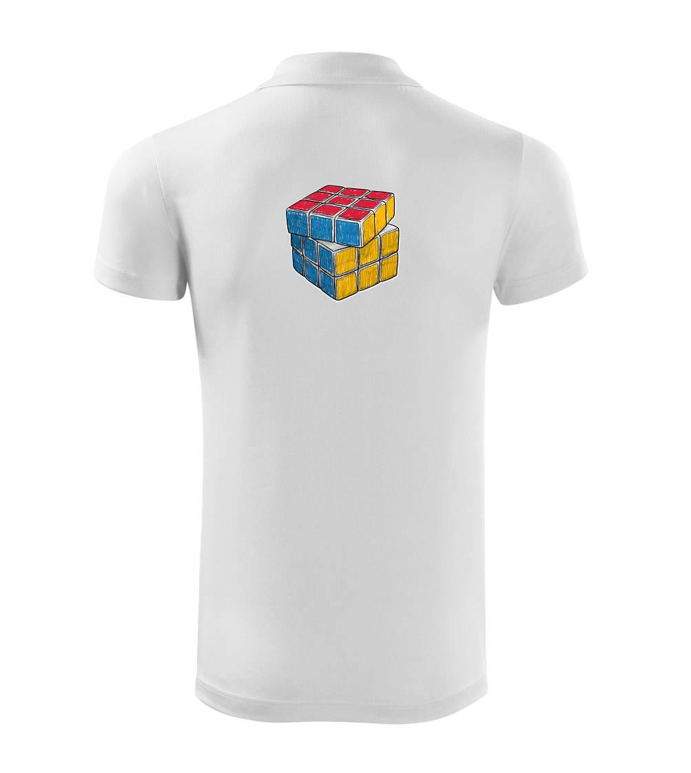 Rubikova kocka kreslená Rubikova kocka kreslená