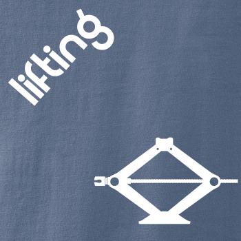 Lifting nápis šikmo