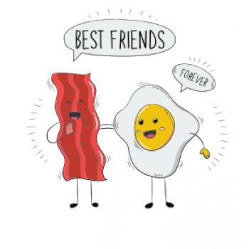 BFF slanina a vajíčko BFF slanina a vajíčko