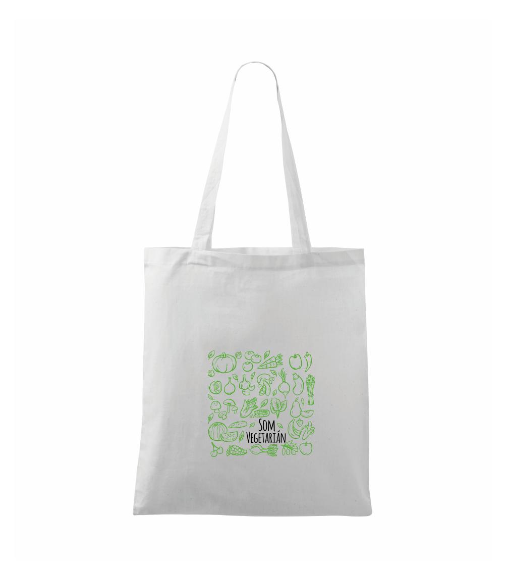 Som vegetarián - zelenina vo štvorci