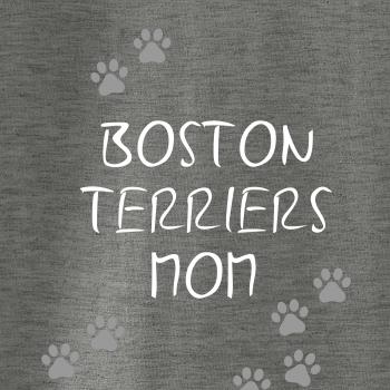 Boston Teriers mom Bostonský teriér (reflexné  tlapky)