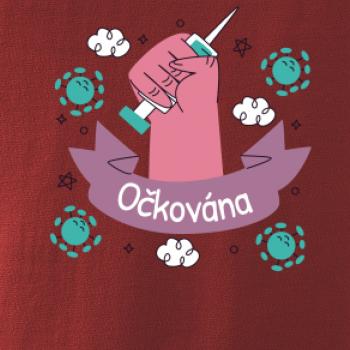 Očkovaná- ruka a striekačka