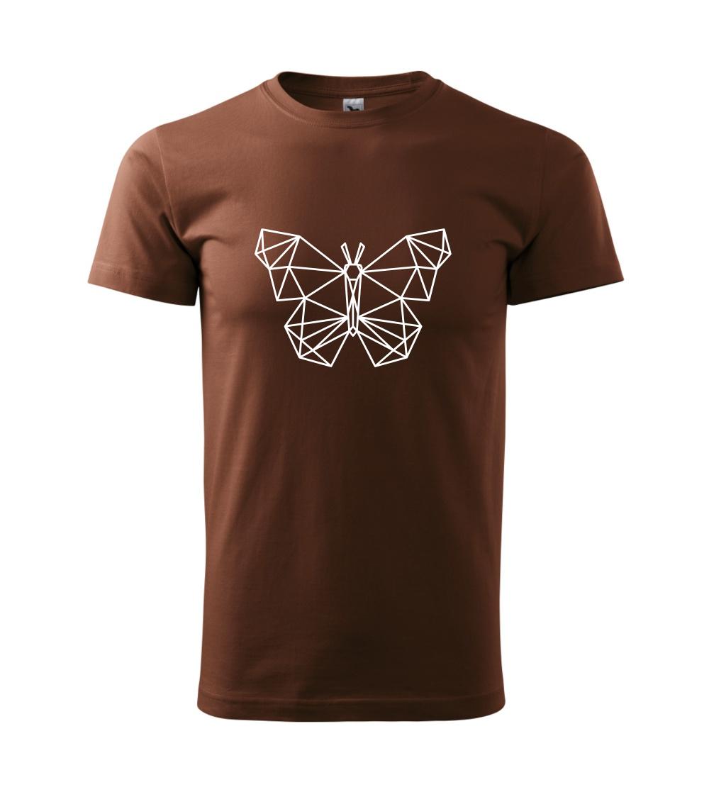 Geometrické zvieratá - Geometria - motýľ - Klasické pánske tričko vyššej gramáže