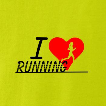 I love running dievča