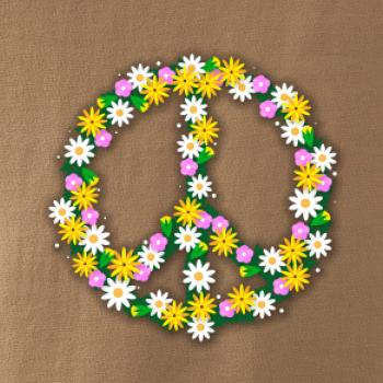 Peace symbol margaréty
