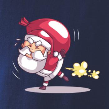 Santa nesie ťažký náklad