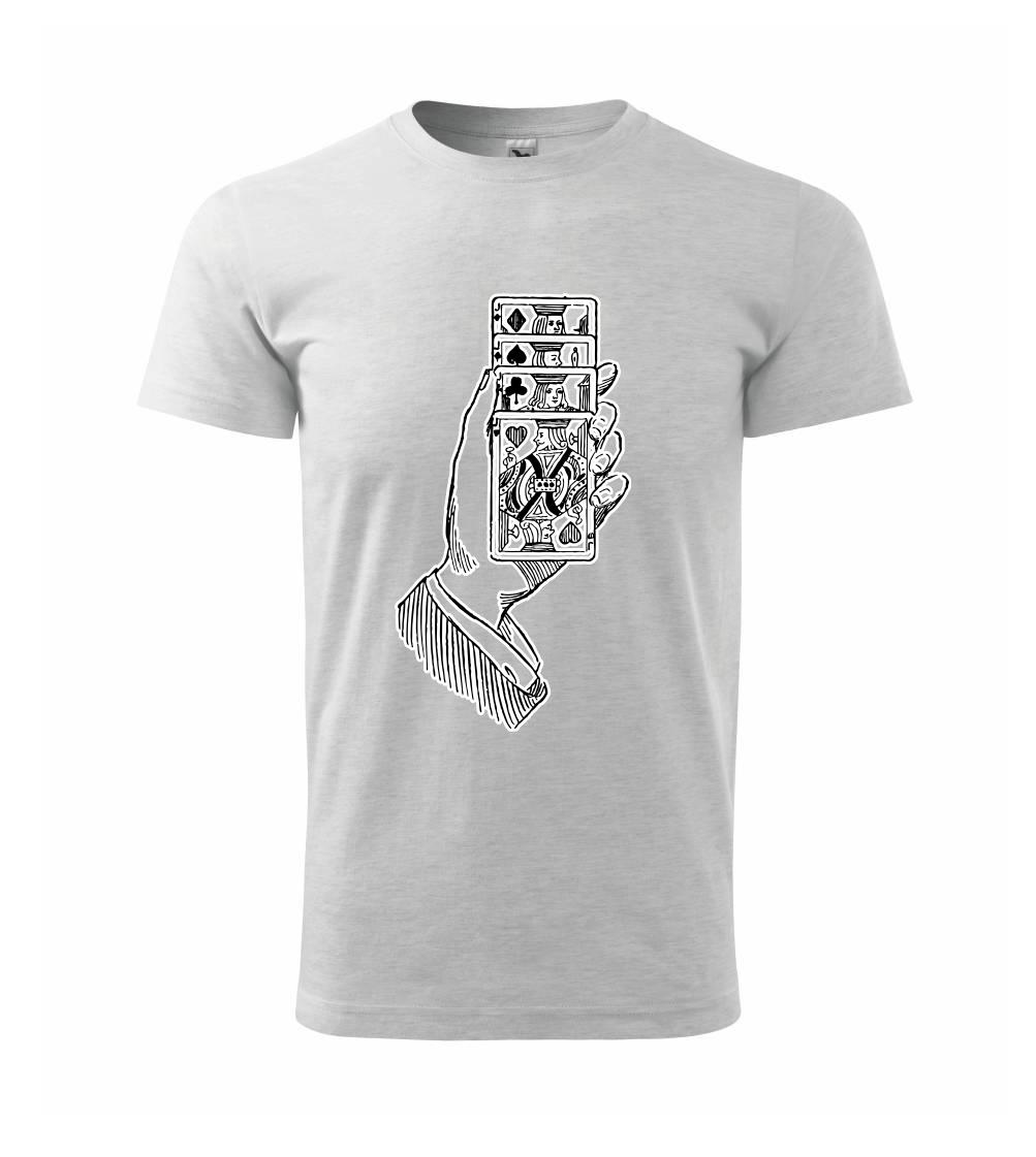 Poker ruka s kartami Poker ruka s kartami