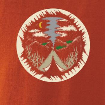 Indiánske teepee v kruhu