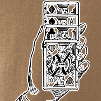 Poker ruka s kartami