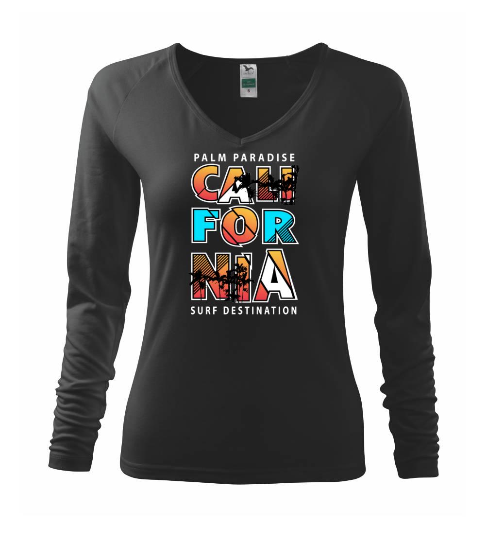 Trička pre cestovateľov - California - Tričko dámske Elegance