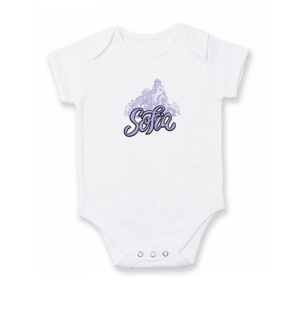Ostatné mestá / miesta - Sofia Lettering - Body dojčenské s krátkym rukávom