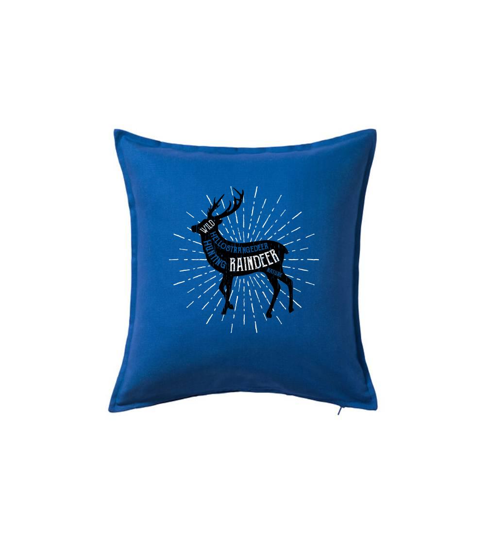 Tričká so zvieratami - Deer raindeer - Vankúš 50x50
