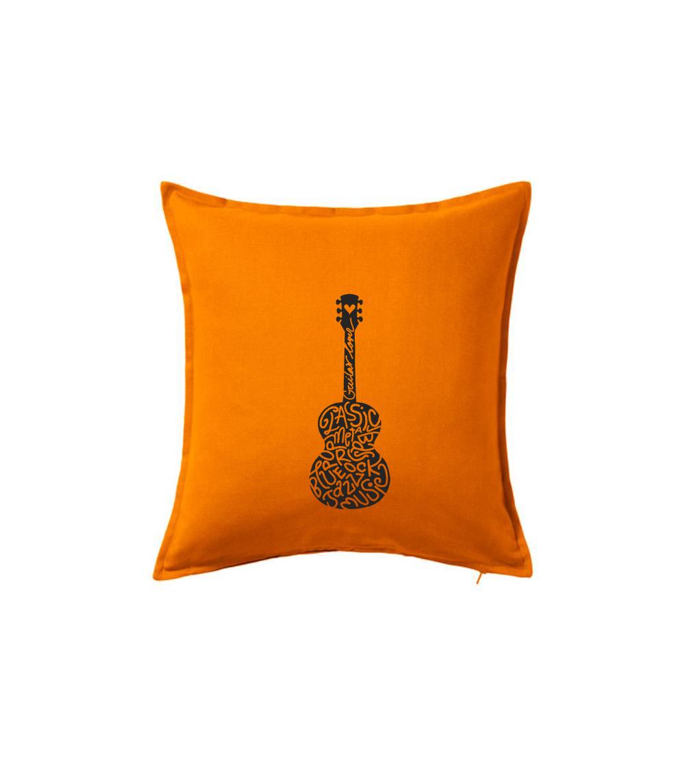 Gitara - názvy hudobných štýlov - Vankúš 50x50
