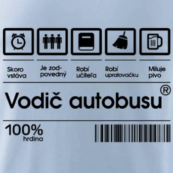 Čiarový kód - Vodič autobusu / Vodička autobusu Čiarový kód - Vodič autobusu / Vodička autobusu